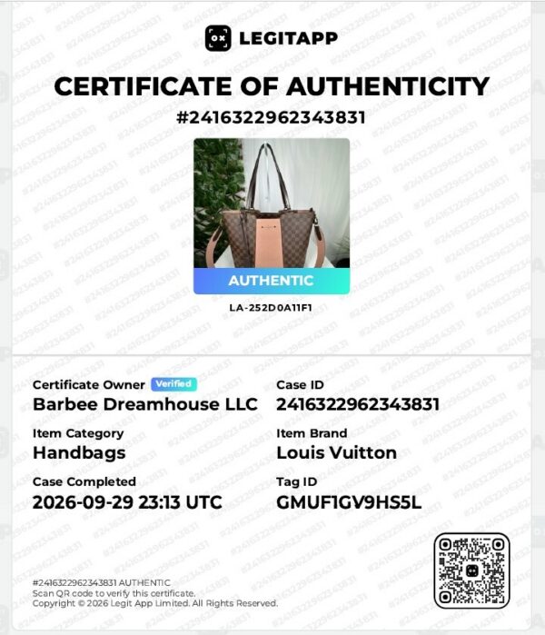 p1-28.jpg Louis Vuitton Jersey Damier Ebene Magnolia Pink Tote Bag N44041