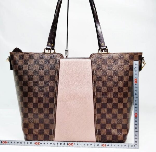 p1-29.jpg Louis Vuitton Jersey Damier Ebene Magnolia Pink Tote Bag N44041
