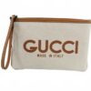 p1-41.jpg Gucci Made in Italy Canvas Clutch Wristlet Pouch NWT GG interior