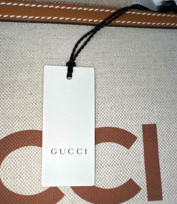p1-45.jpg Gucci Made in Italy Canvas Clutch Wristlet Pouch NWT GG interior