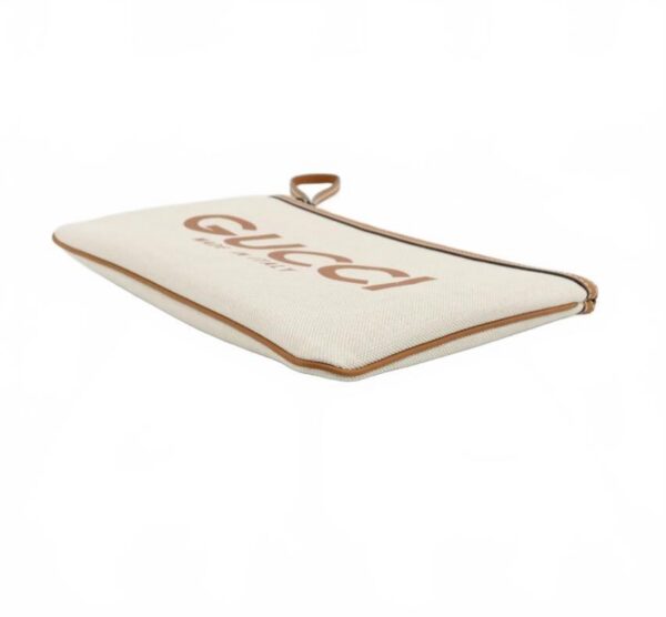 p1-48.jpg Gucci Made in Italy Canvas Clutch Wristlet Pouch NWT GG interior