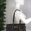 p1-70.jpg Miu Miu Nappa Quilted Studded Tote Deep Eggplant Purple Gold Hardware