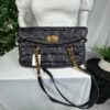 p1-74.jpg Miu Miu Nappa Quilted Studded Tote Deep Eggplant Purple Gold Hardware