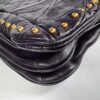 p1-76.jpg Miu Miu Nappa Quilted Studded Tote Deep Eggplant Purple Gold Hardware