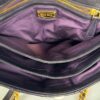p1-78.jpg Miu Miu Nappa Quilted Studded Tote Deep Eggplant Purple Gold Hardware