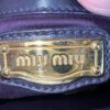 p1-81.jpg Miu Miu Nappa Quilted Studded Tote Deep Eggplant Purple Gold Hardware