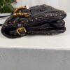 p1-82.jpg Miu Miu Nappa Quilted Studded Tote Deep Eggplant Purple Gold Hardware